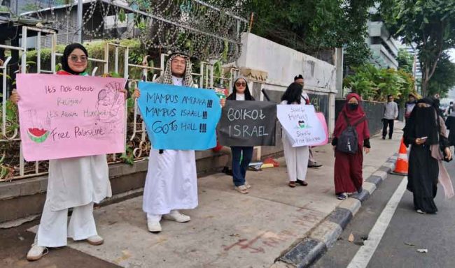 Aksi Bela Palestina Di Monas Jutaan Orang Tegaskan Boikot Produk